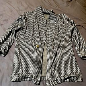 Gingham Blazer
